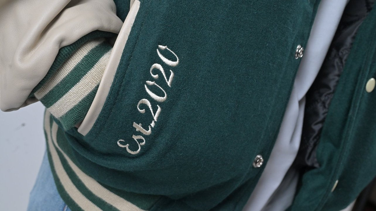 BS Green Varsity Bomber Jacket