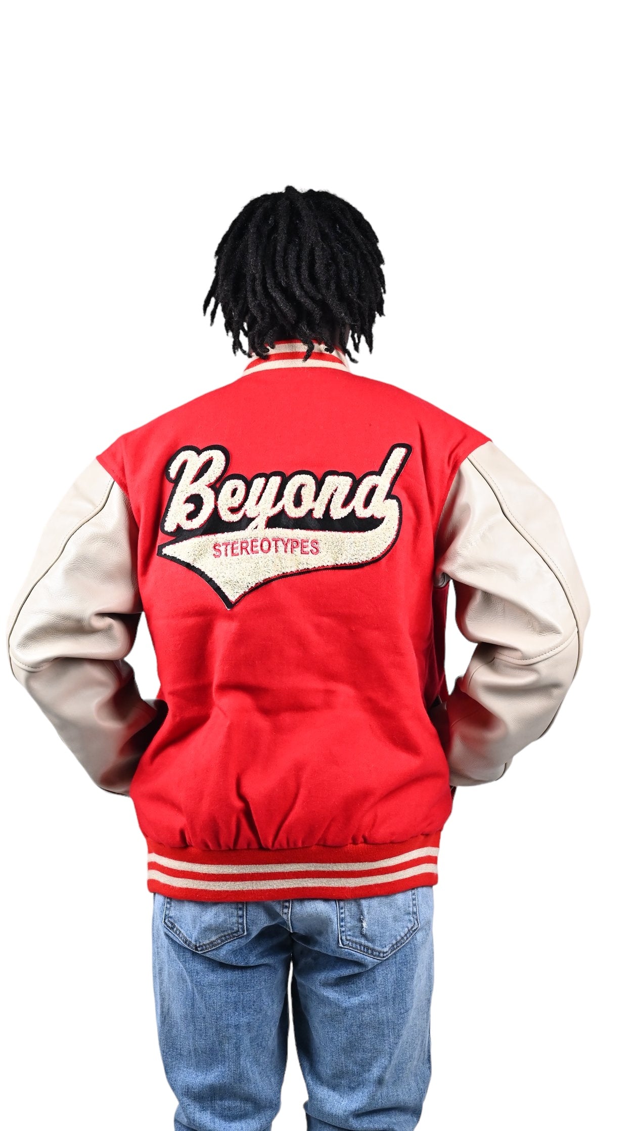 BS Red Varsity Bomber Jacket