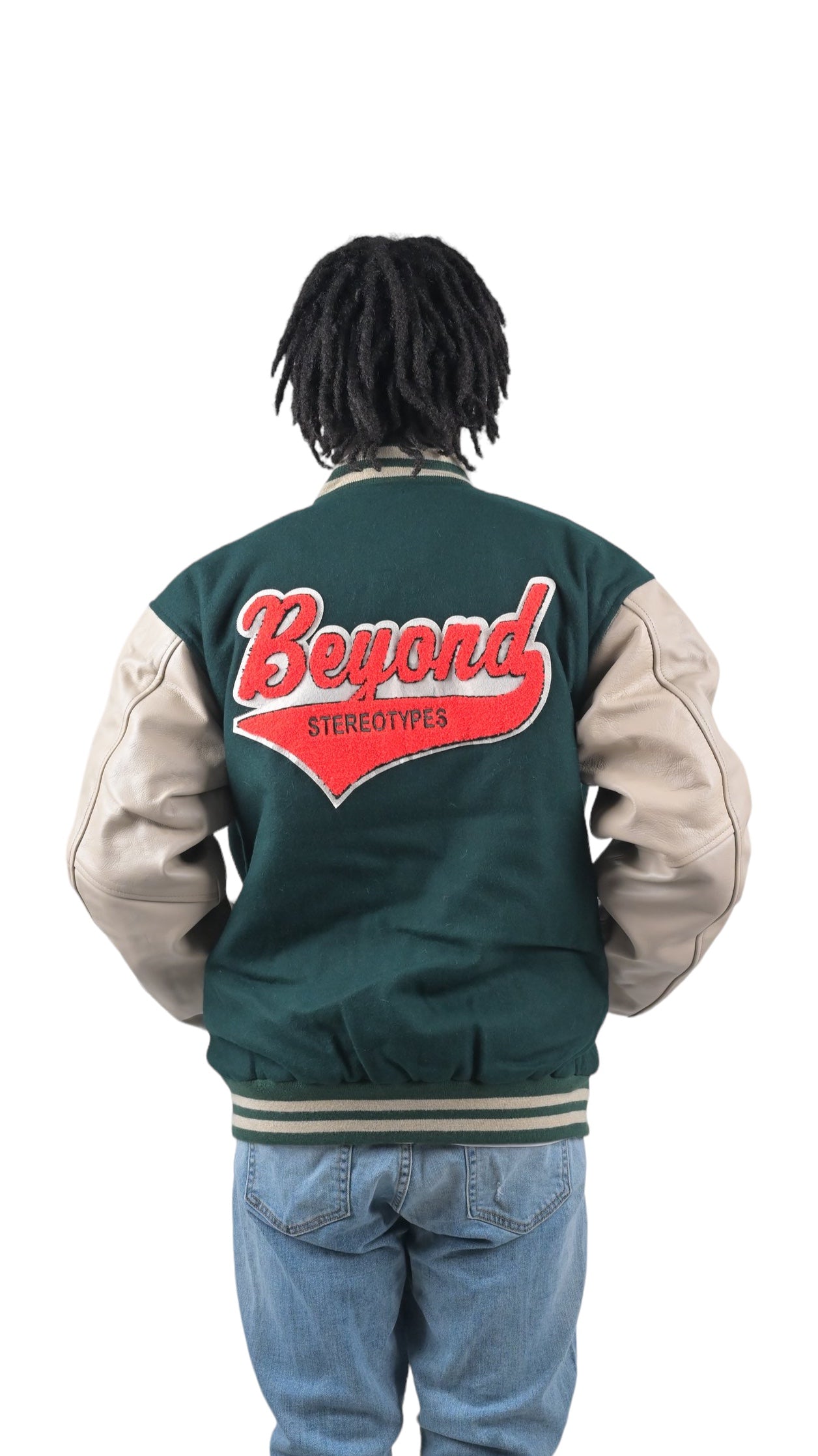 BS Green Varsity Bomber Jacket